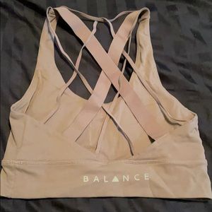 balance athletica sea salt sports bra oasis